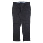 TOMMY HILFIGER Mens Trousers Black Regular Straight W32 L30