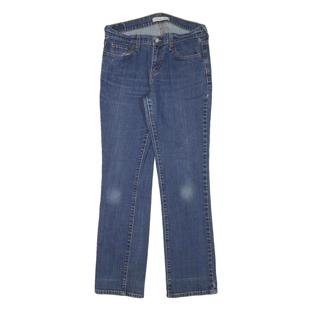 LEVI'S 505 Womens Jeans Blue Regular Straight Denim Medium W30 L30 Classic Fit