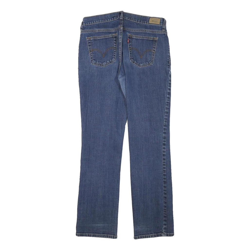 LEVI'S 505 Womens Jeans Blue Regular Straight Denim Medium W30 L30 Classic Fit
