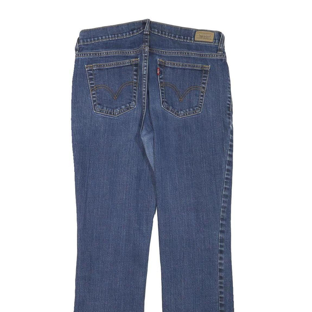 LEVI'S 505 Womens Jeans Blue Regular Straight Denim Medium W30 L30 Classic Fit