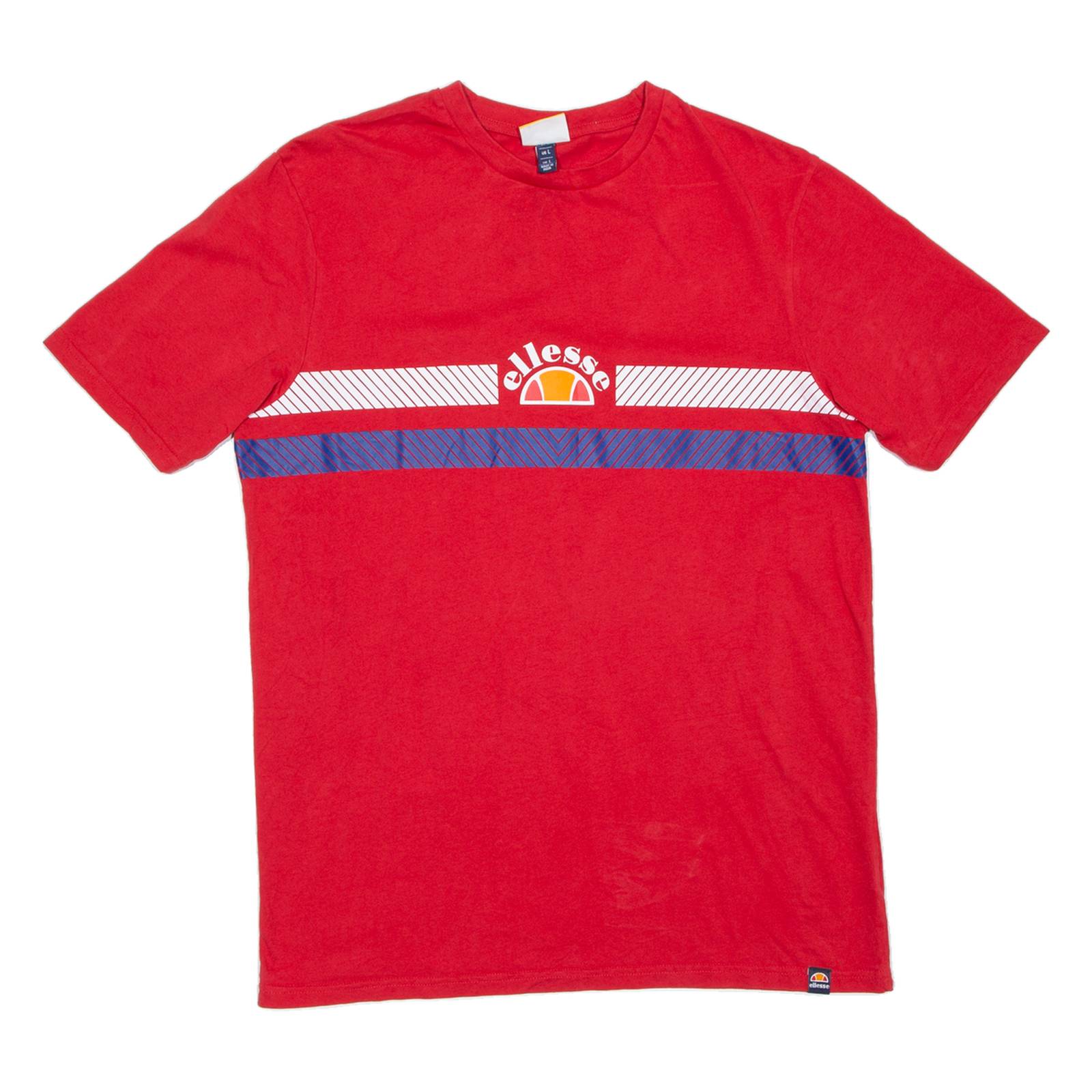 ELLESSE Mens T-Shirt Red L