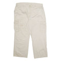 DICKIES Chino Cargo Mens Trousers Cream Regular Straight W40 L30