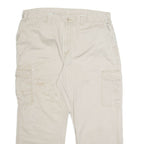DICKIES Chino Cargo Mens Trousers Cream Regular Straight W40 L30