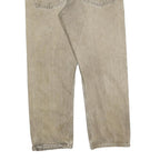 LEVI'S 505 Mens Jeans Beige Regular Straight Denim Light W38 L30 Classic Zip