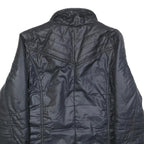 LEE Womens Black Jacket XS Polyester Blend Quilted Zip Pockets Casual Wear