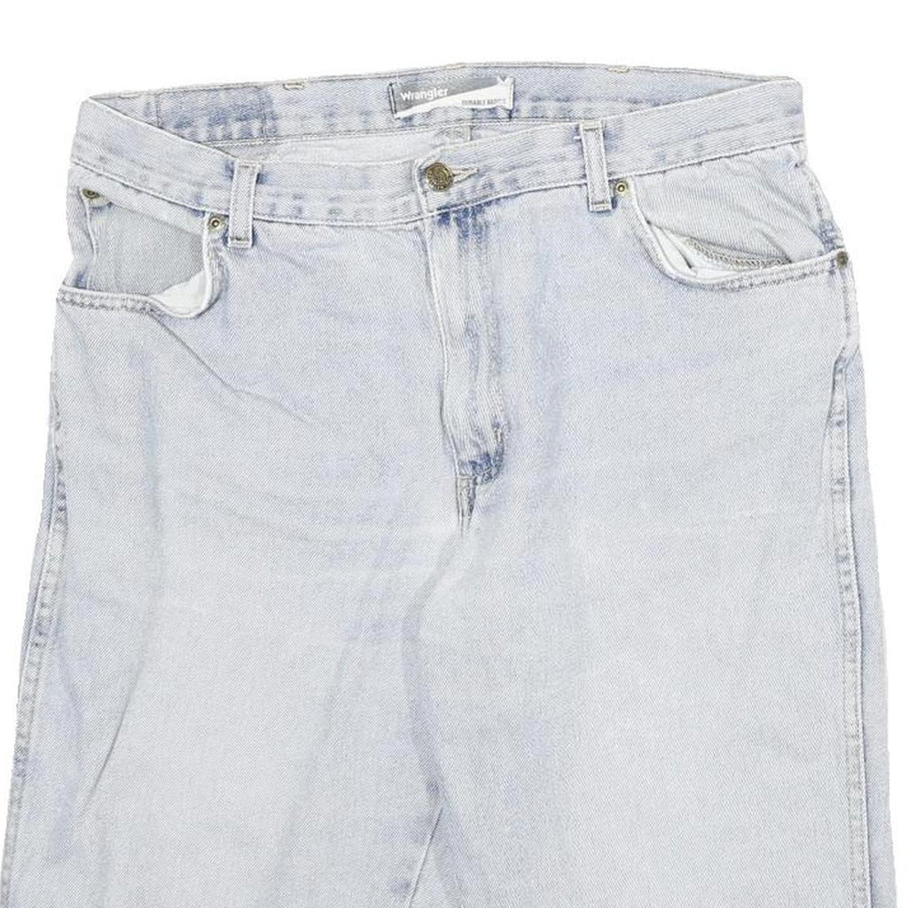 WRANGLER Mens Shorts Blue Denim XL W32 Classic Comfortable Cotton Blend