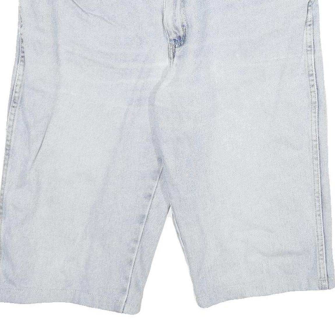 WRANGLER Mens Shorts Blue Denim XL W32 Classic Comfortable Cotton Blend