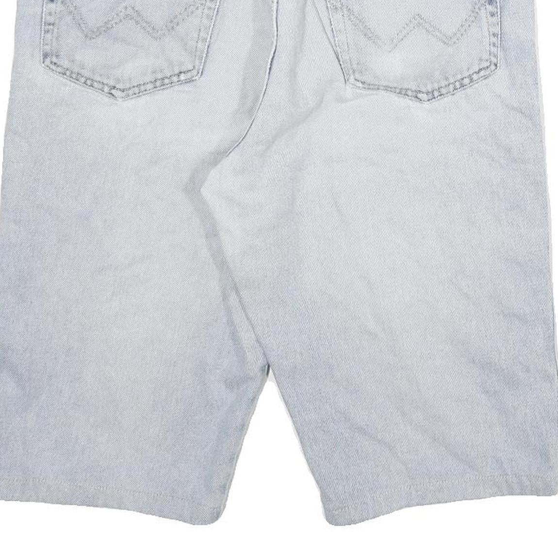 WRANGLER Mens Shorts Blue Denim XL W32 Classic Comfortable Cotton Blend