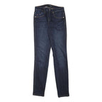 MARCIANO Womens Slim Dark Blue Denim Jeans Cotton Blend Zip W25 L29 Skinny Fit