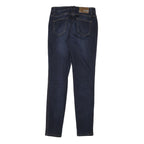 MARCIANO Womens Slim Dark Blue Denim Jeans Cotton Blend Zip W25 L29 Skinny Fit