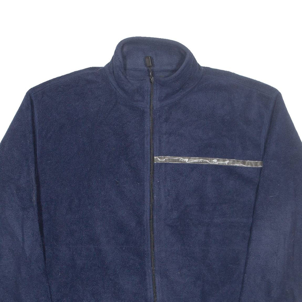NAUTICA Mens Fleece Jacket Blue L