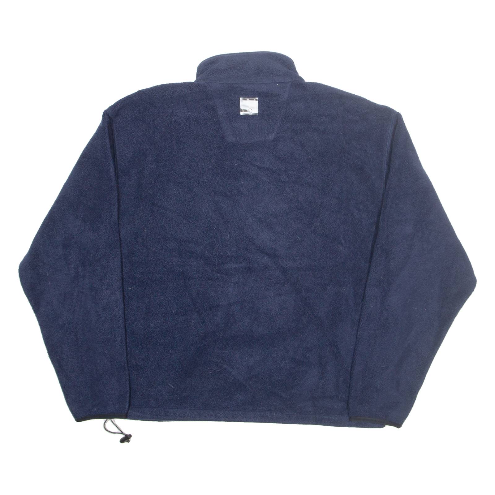 NAUTICA Mens Fleece Jacket Blue L