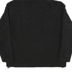 NEW BALANCE Mens Black Outdoor Jacket L Polyester Fleece Hooded Zip Casual