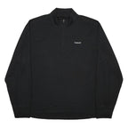 CARHARTT Mens Black Plain Pullover Jumper Crew Neck Basic Knit 2XL Warm