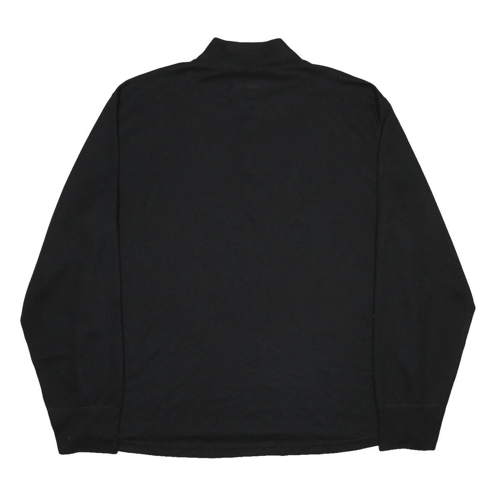 CARHARTT Mens Black Plain Pullover Jumper Crew Neck Basic Knit 2XL Warm