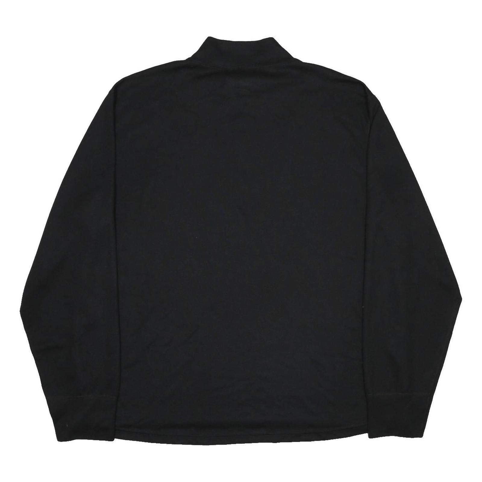 CARHARTT Mens Black Plain Pullover Jumper Crew Neck Basic Knit 2XL Warm