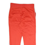 NIKE Womens Joggers Red White Logo M W31 L25 Slim Tapered Cotton Blend