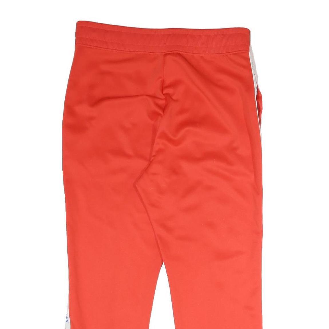 NIKE Womens Joggers Red White Logo M W31 L25 Slim Tapered Cotton Blend