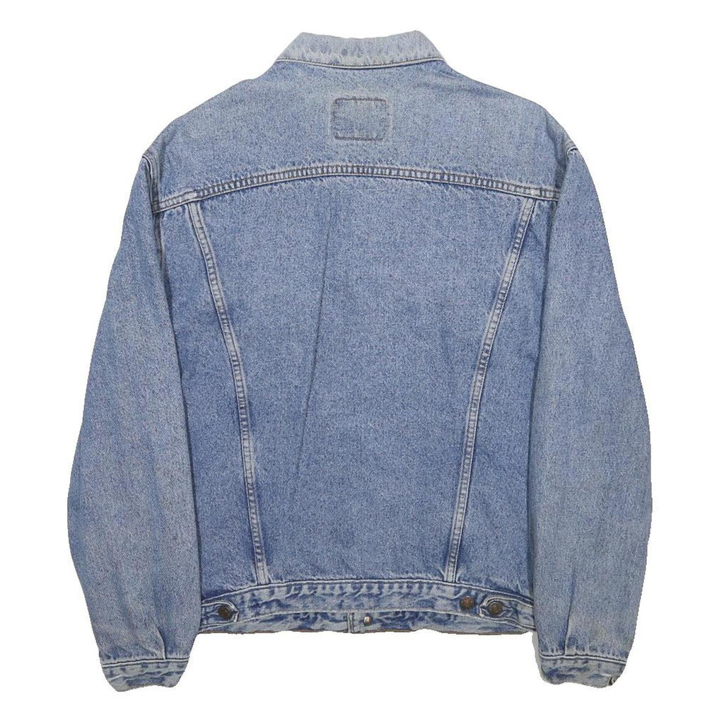 LEVI'S Mens Blue Denim Jacket M Cotton Button Closure Classic Fit Casual