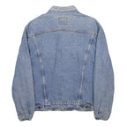 LEVI'S Mens Blue Denim Jacket M Cotton Button Closure Classic Fit Casual