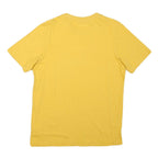 PUMA Mens Yellow Graphic Print T-Shirt M Short Sleeve Crew Neck Cotton Blend