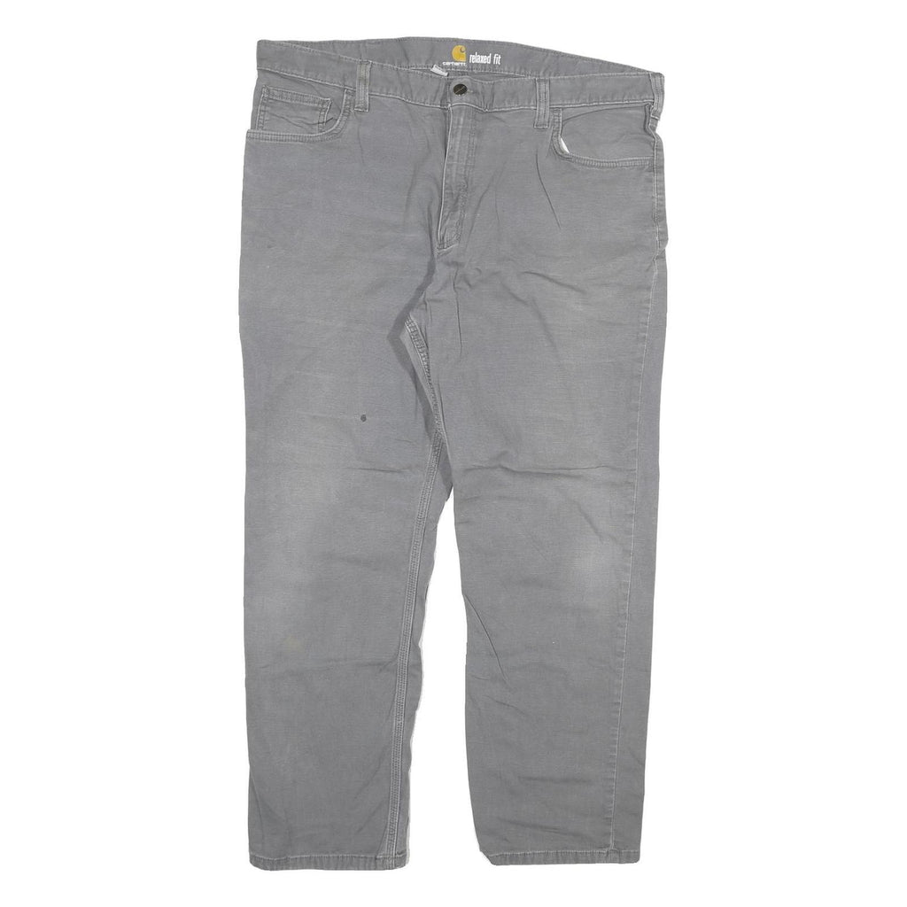 CARHARTT Mens Relaxed Fit Jeans Blue Relaxed Cotton Blend W40 L30 Workwear Zip