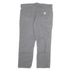 CARHARTT Mens Relaxed Fit Jeans Blue Relaxed Cotton Blend W40 L30 Workwear Zip