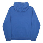 NIKE Mens Blue Hoodie M Cotton Blend Pullover Drawstring Sweatshirt