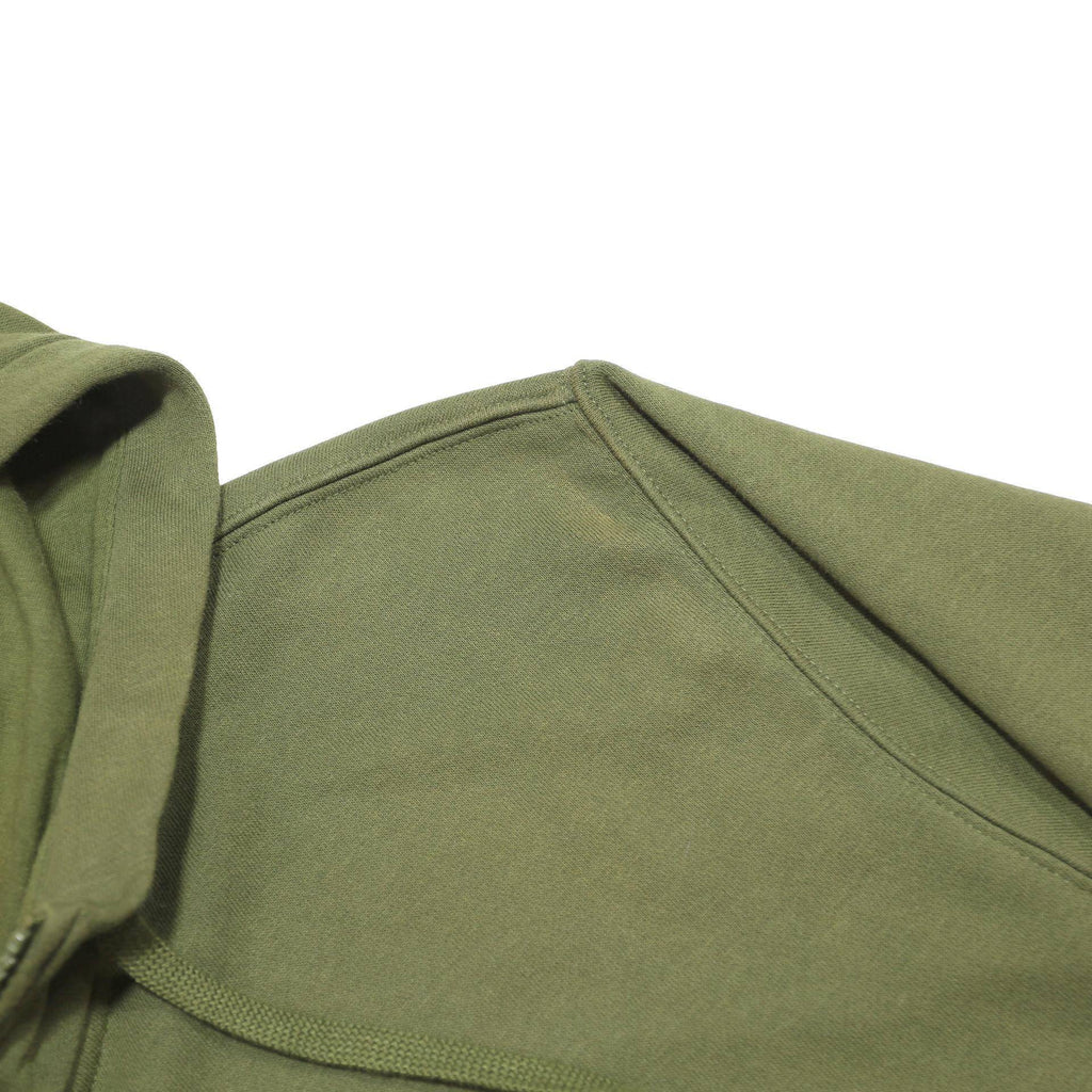 NIKE Mens Green Full Zip Hoodie XL Cotton Blend Casual Sportswear