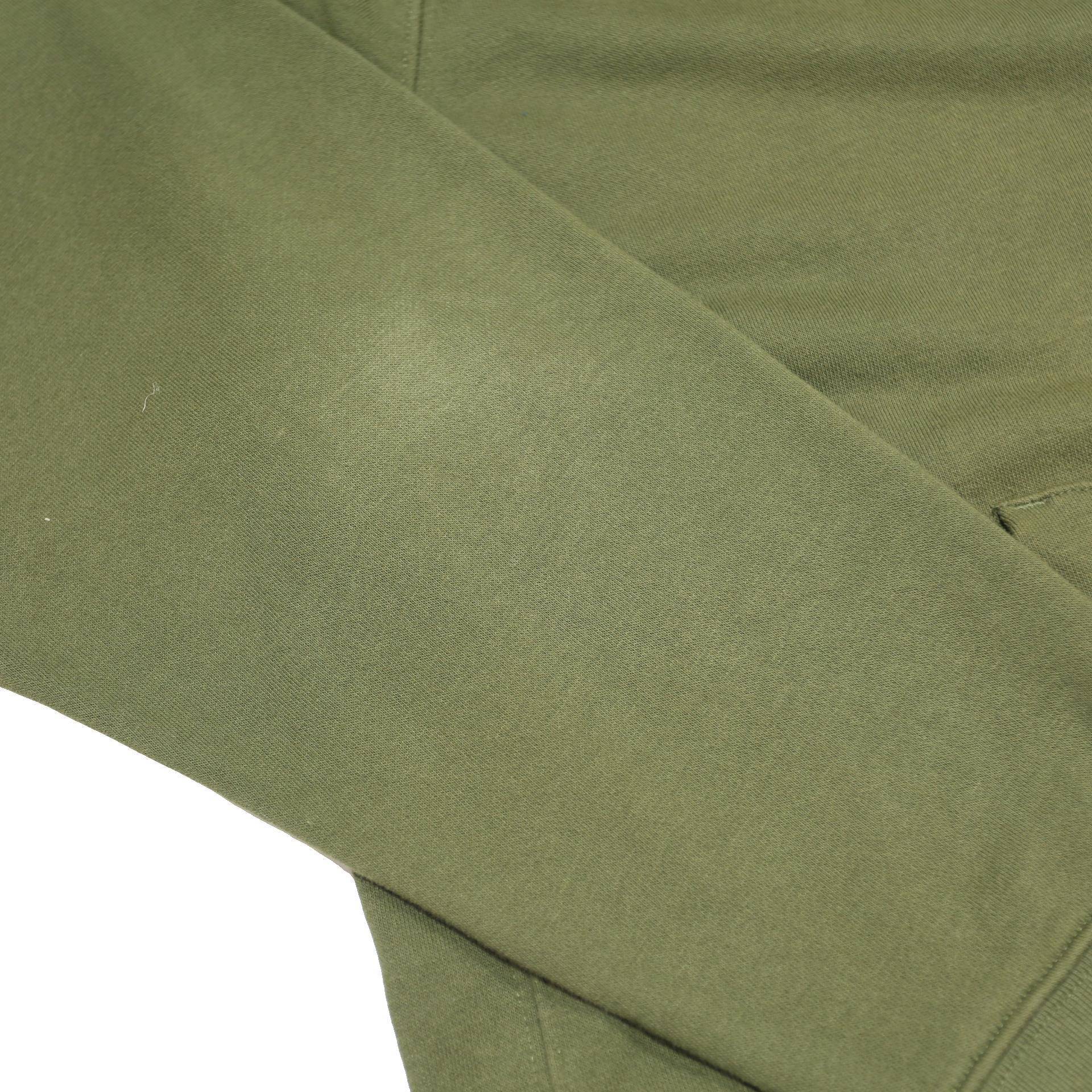 NIKE Mens Green Full Zip Hoodie XL Cotton Blend Casual Sportswear