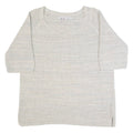 CREW CLOTHING Womens Jumper Grey Tight Knit Short Sleeve UK 14