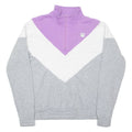 FILA Mens Sweatshirt Grey 1/4 Zip M
