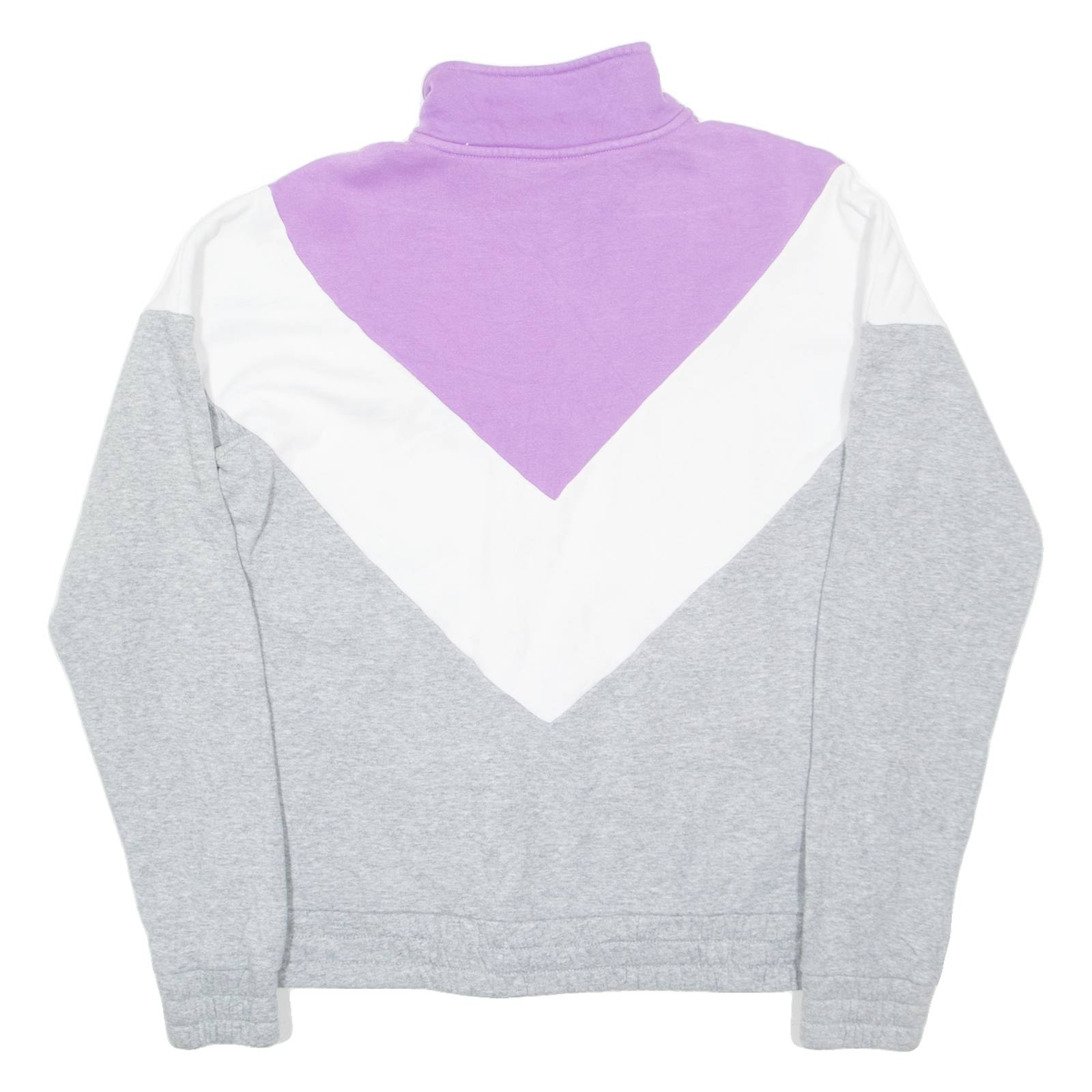 FILA Mens Sweatshirt Grey 1/4 Zip M