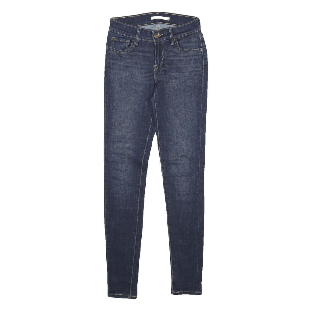 LEVI'S 710 Super Skinny Womens Jeans Blue Slim Skinny Denim Woven W25 L30