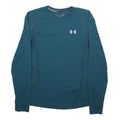 UNDER ARMOUR Mens Blue Long Sleeve Crew Neck Performance T-Shirt M Athletic