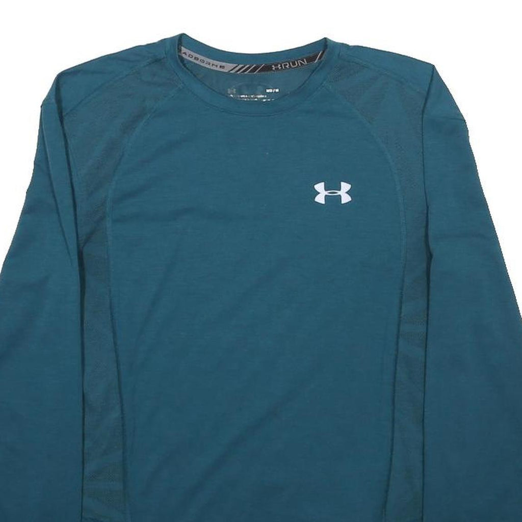 UNDER ARMOUR Mens Blue Long Sleeve Crew Neck Performance T-Shirt M Athletic