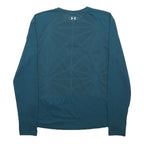 UNDER ARMOUR Mens Blue Long Sleeve Crew Neck Performance T-Shirt M Athletic