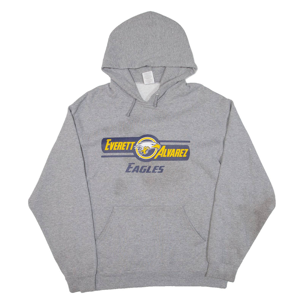 JERZEES Everett Alvarez Eagles Mens Grey Hoodie USA L