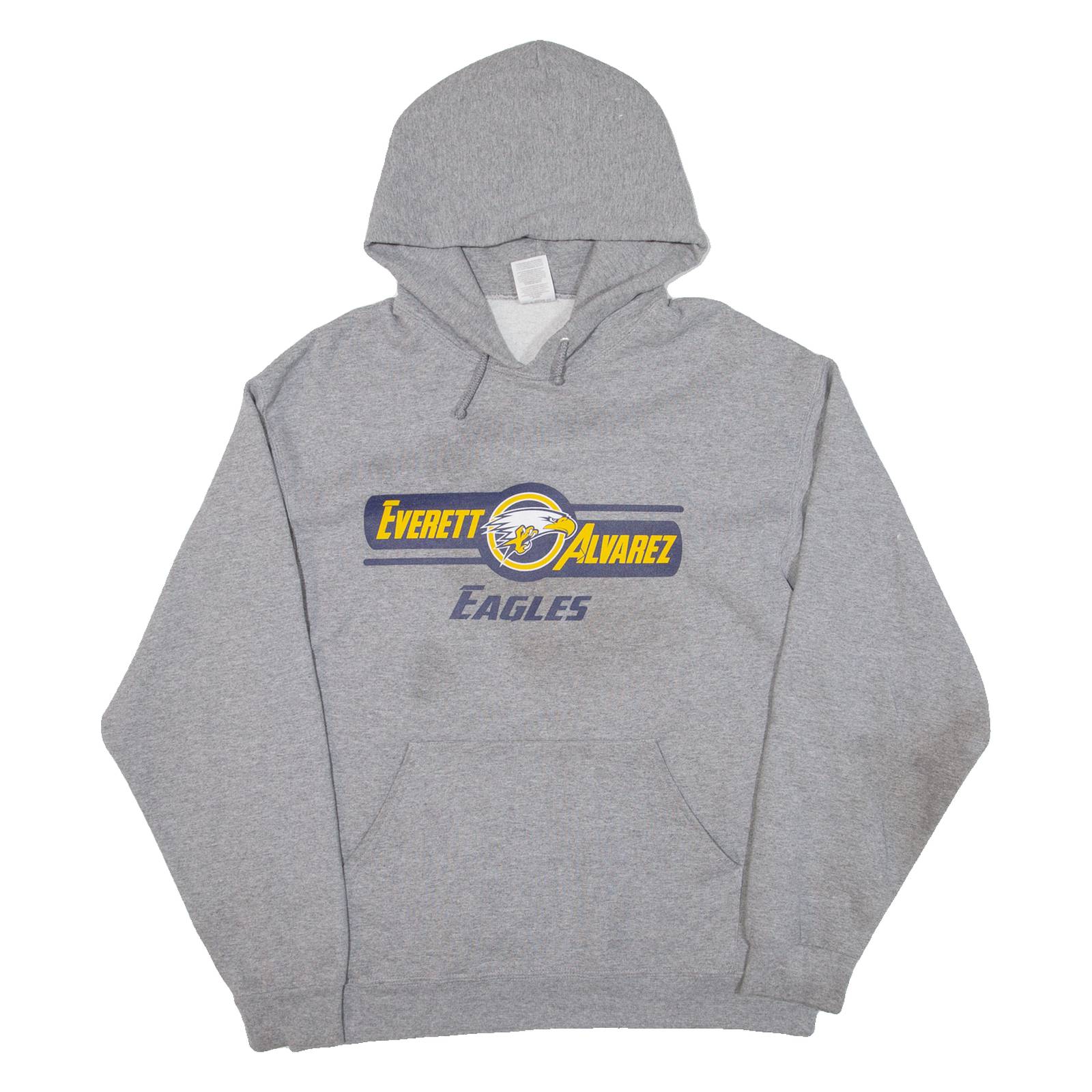 JERZEES Everett Alvarez Eagles Mens Grey Hoodie USA L