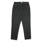 CALVIN KLEIN JEANS Womens Classic Black Skinny Denim Raw W32 L30 Stylish