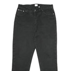 CALVIN KLEIN JEANS Womens Classic Black Skinny Denim Raw W32 L30 Stylish