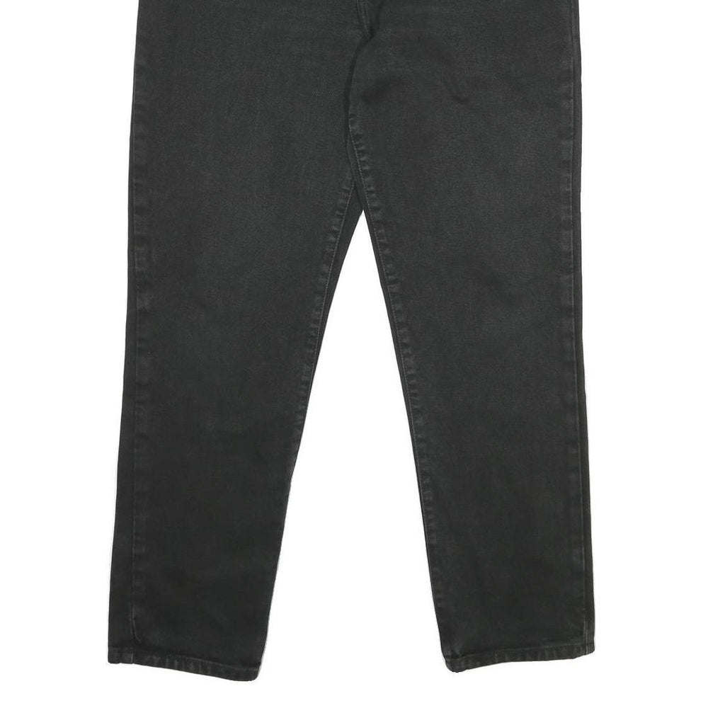 CALVIN KLEIN JEANS Womens Classic Black Skinny Denim Raw W32 L30 Stylish