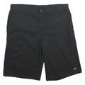 DICKIES Mens Shorts Black Casual XL W38 Workwear Polyester Blend Relaxed Fit