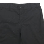 DICKIES Mens Shorts Black Casual XL W38 Workwear Polyester Blend Relaxed Fit