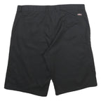 DICKIES Mens Shorts Black Casual XL W38 Workwear Polyester Blend Relaxed Fit