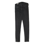 LEVI'S Mens Black Slim Skinny Denim Dark Jeans W28 L31 Zip Cotton Blend