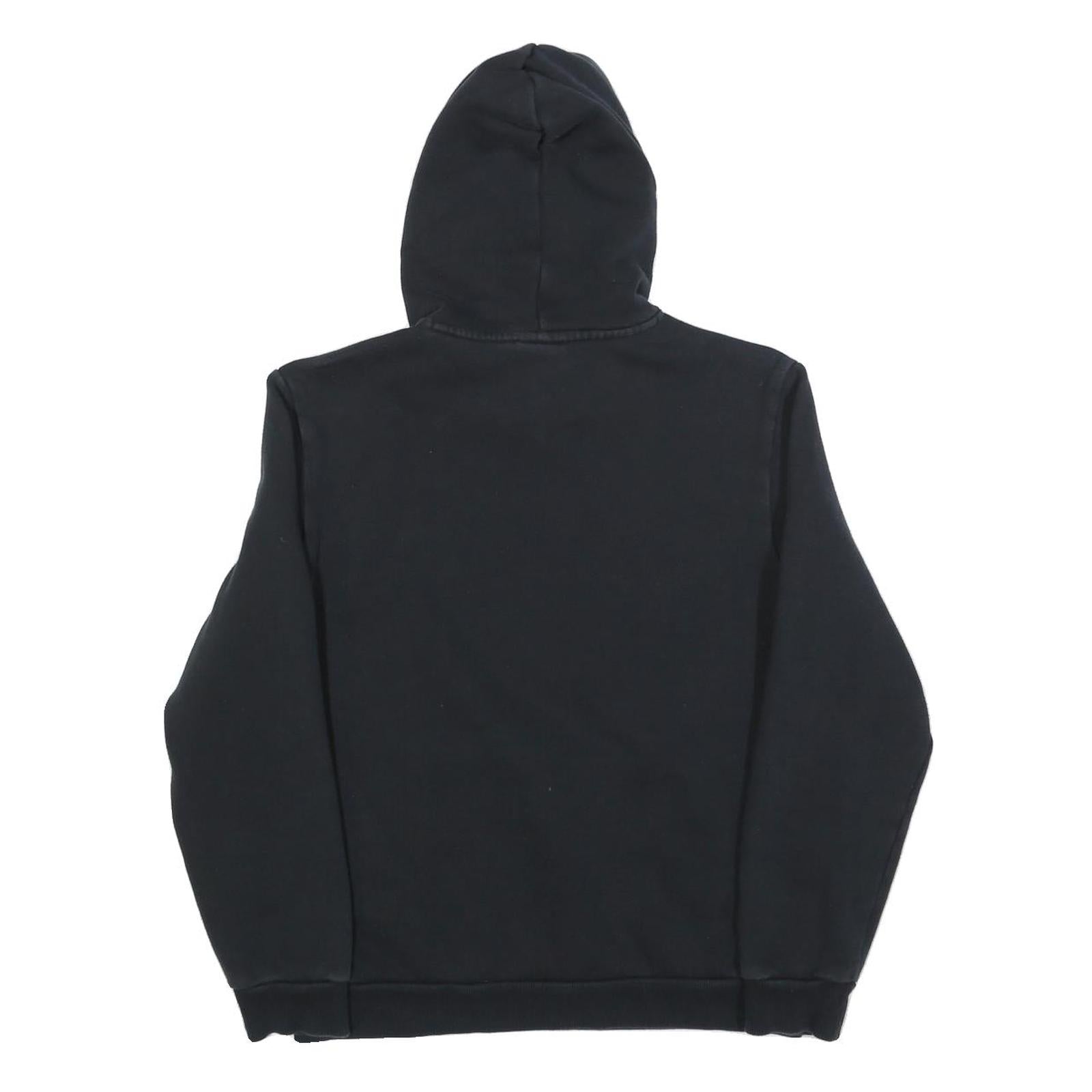 PUMA Mens Black Hoodie S Cotton Blend Pullover Casual Sportswear