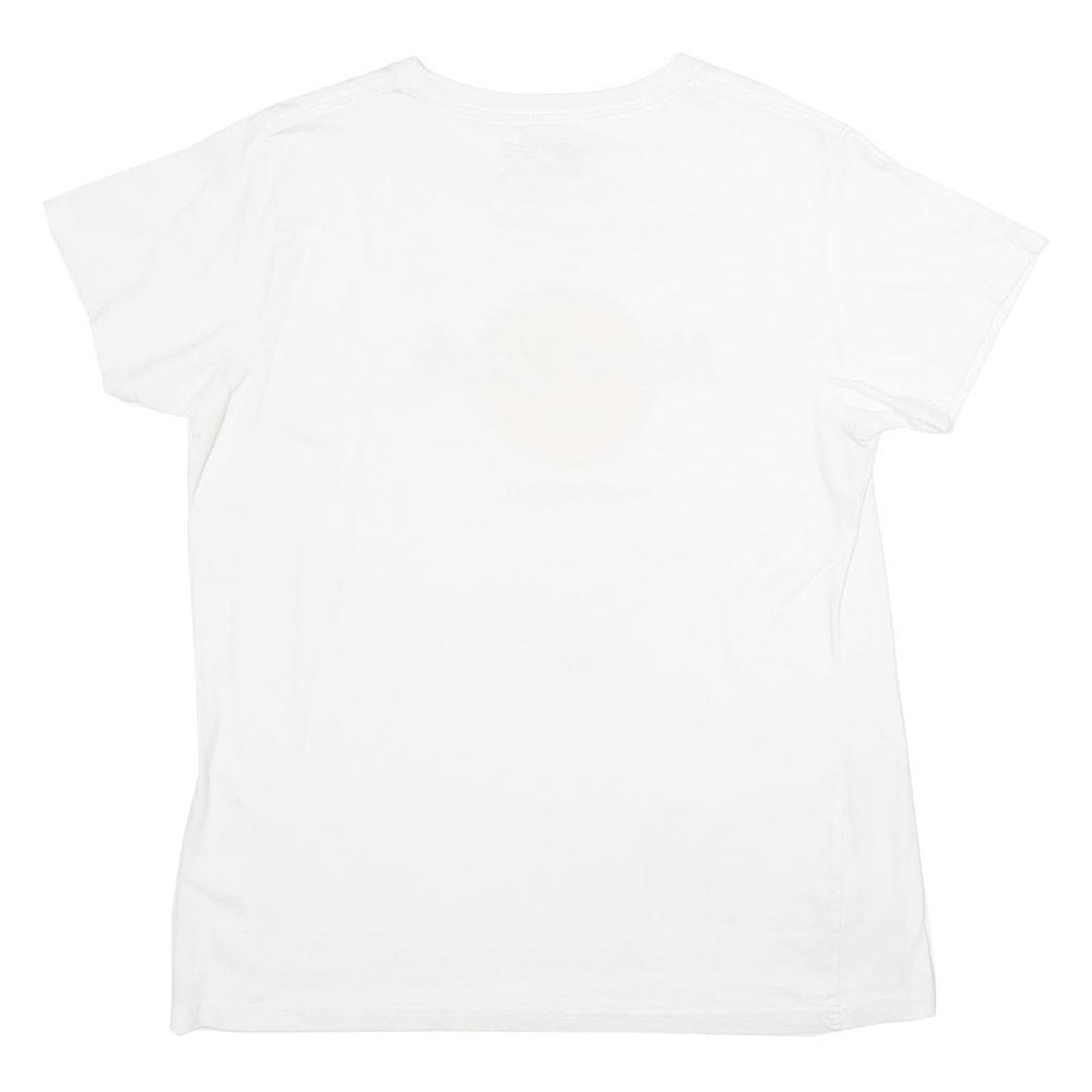 HARD ROCK CAFE Womens White Honolulu Graphic T-Shirt XL Short Sleeve Crew Neck