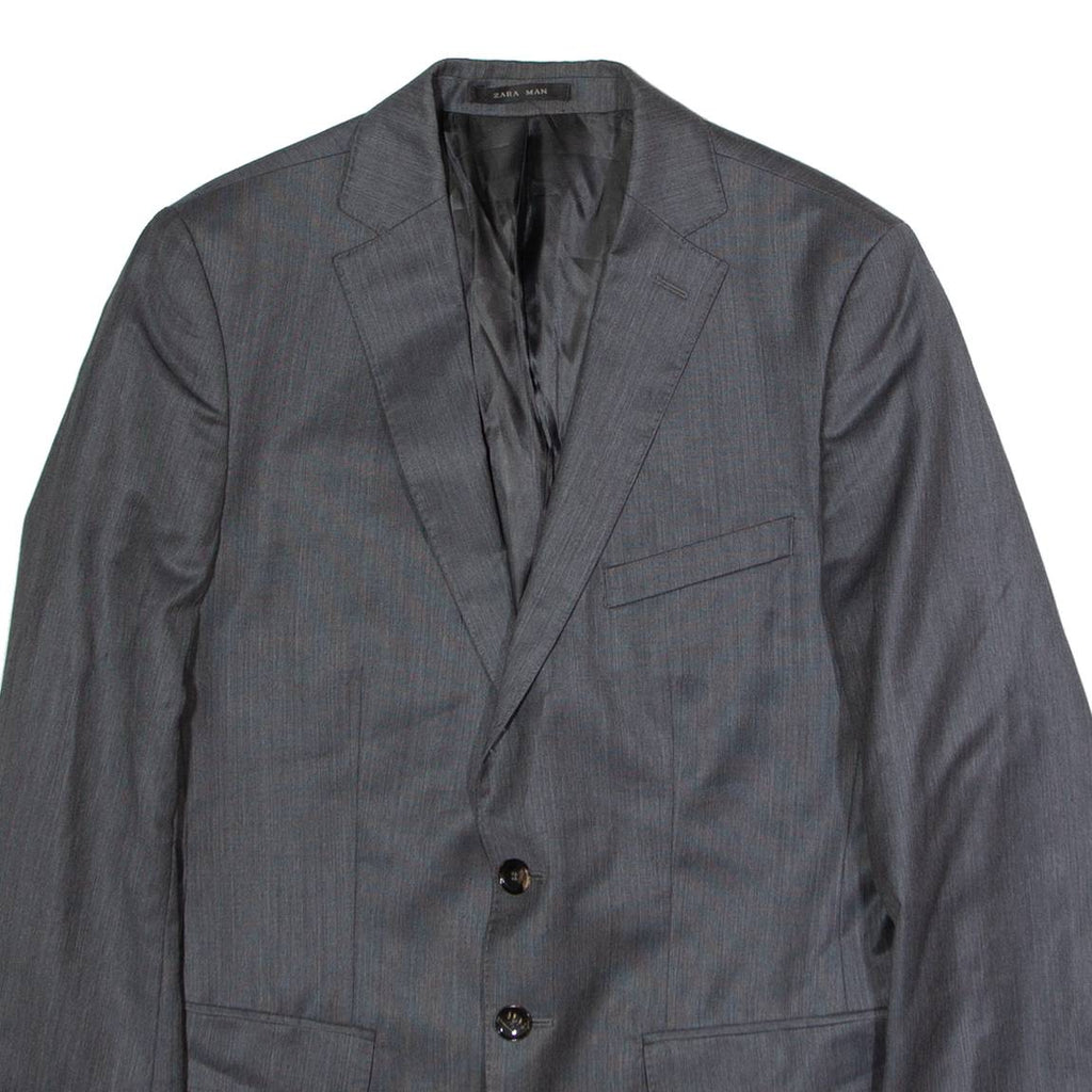 ZARA Mens Blazer Jacket Grey M