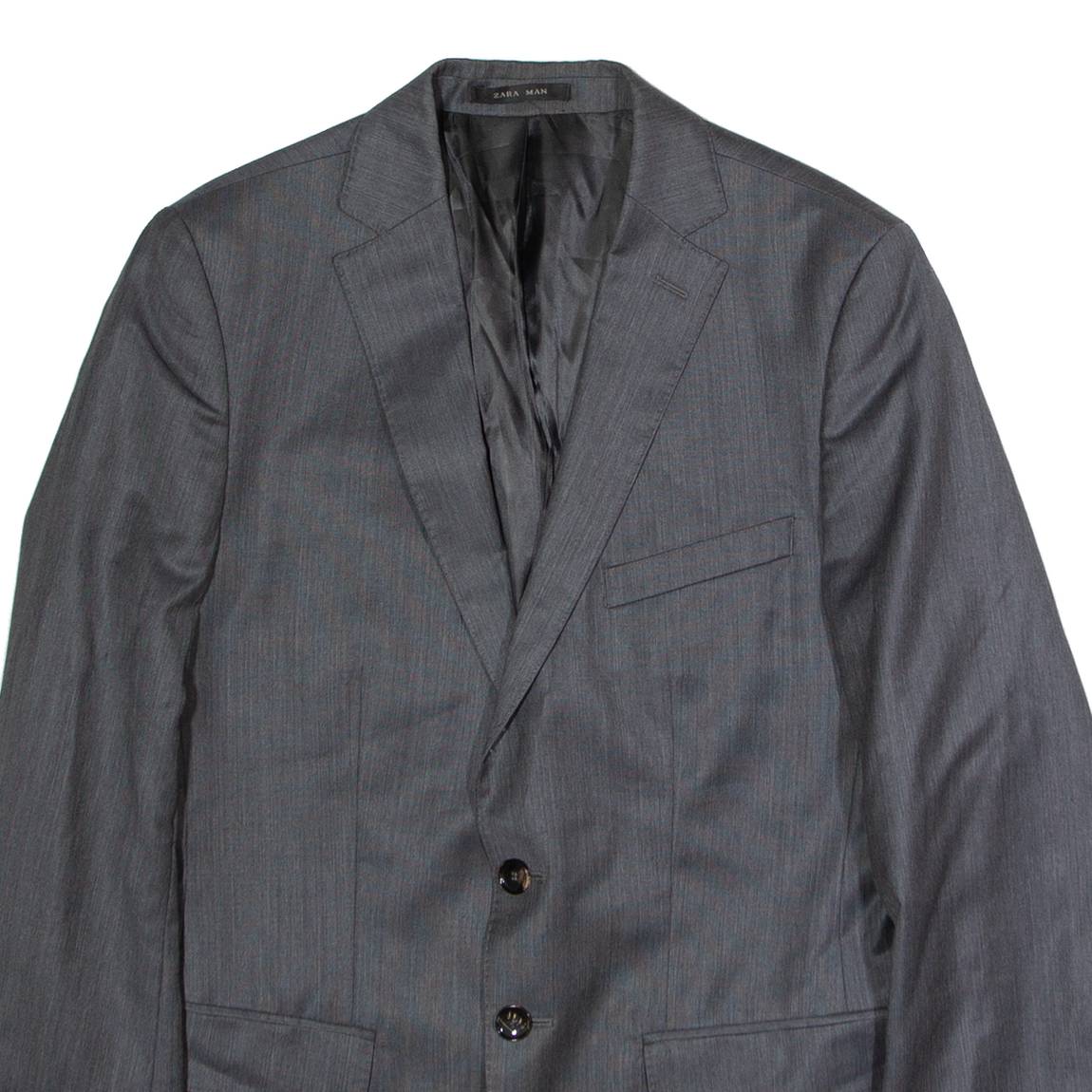 ZARA Mens Blazer Jacket Grey M
